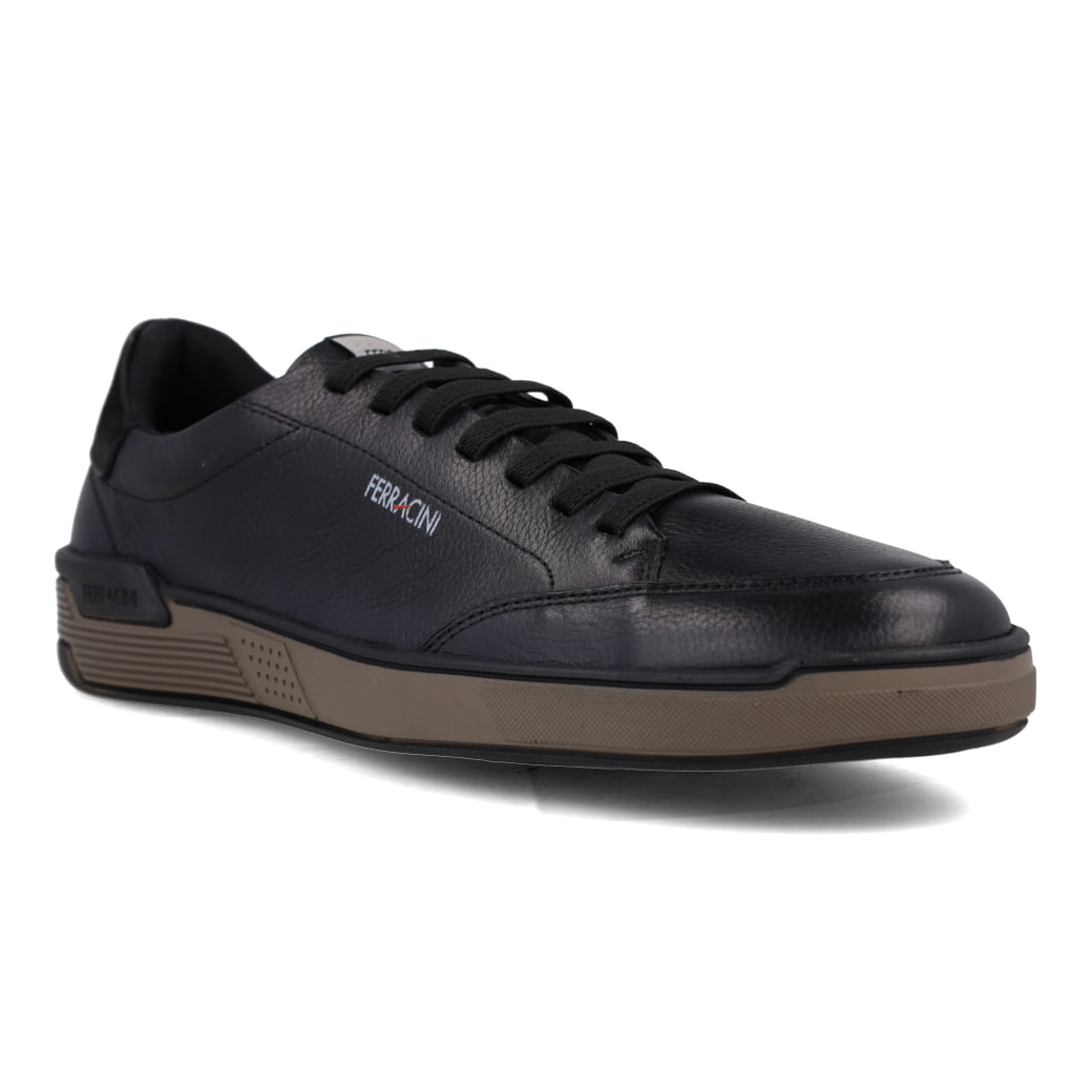 Ferracini Tenis Casual 7970-720B Preto Couro_5__01